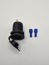 12V Cigarette-Lighter-Style Panel-Mount Power Socket